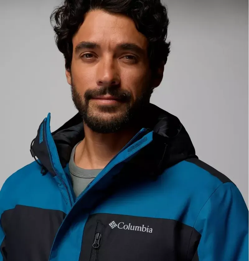 Columbia Men's Tipton Peak III Insulated Jacket in Phoenix Blue / Black-7