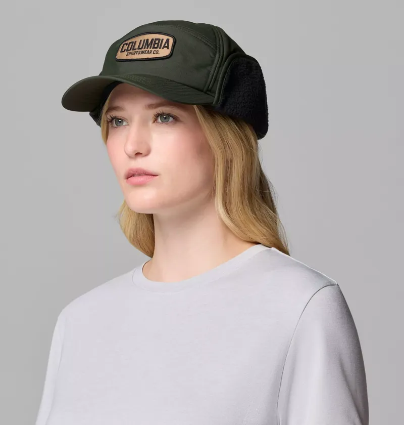 Columbia Landroamer Ear Flap Cap in Greenscape / Working Badge-5