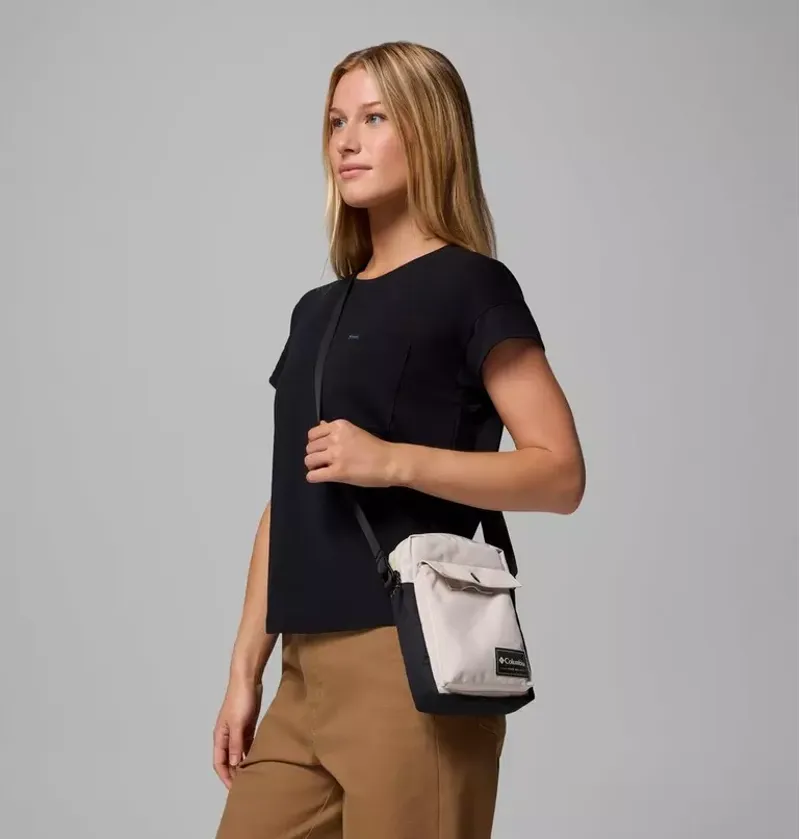 Columbia Zigzag II Side Bag in Dark Stone / Black Lining / Dark Stone-4