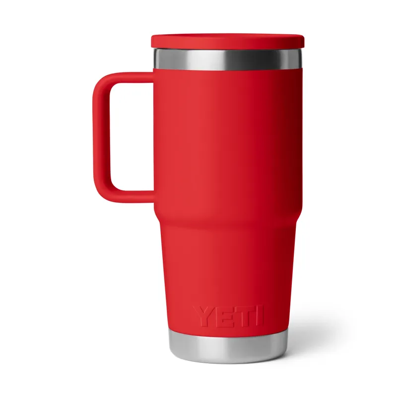 Yeti Rambler Travel Mug 20oz in Rescue Red-3