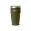 Yeti Rambler Stackable Cup 20oz in Olive / King Crab Orange