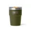 Yeti Single Stackable Cup 16 oz in Olive / King Crab Orange