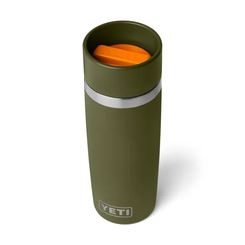 Yeti Rambler Travel Bottle 16 oz in Olive / King Crab Orange-1
