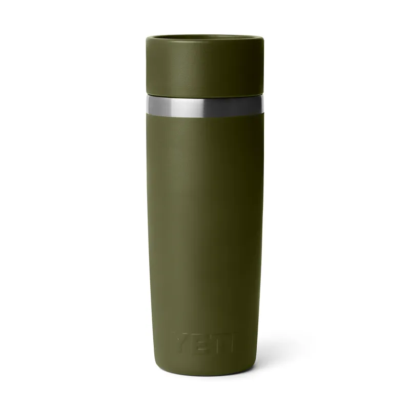 Yeti Rambler Travel Bottle 16 oz in Olive / King Crab Orange-2