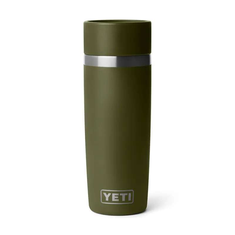 Yeti Rambler Travel Bottle 16 oz in Olive / King Crab Orange