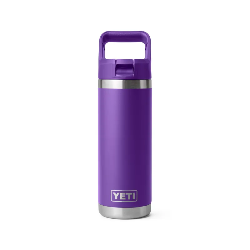 Yeti Rambler 18oz Straw Bottle in Pace Purple