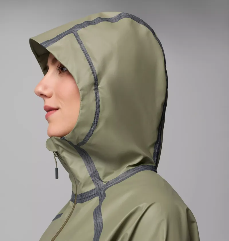 Columbia Womens Reign No Shine Jacket in Stone Green-6