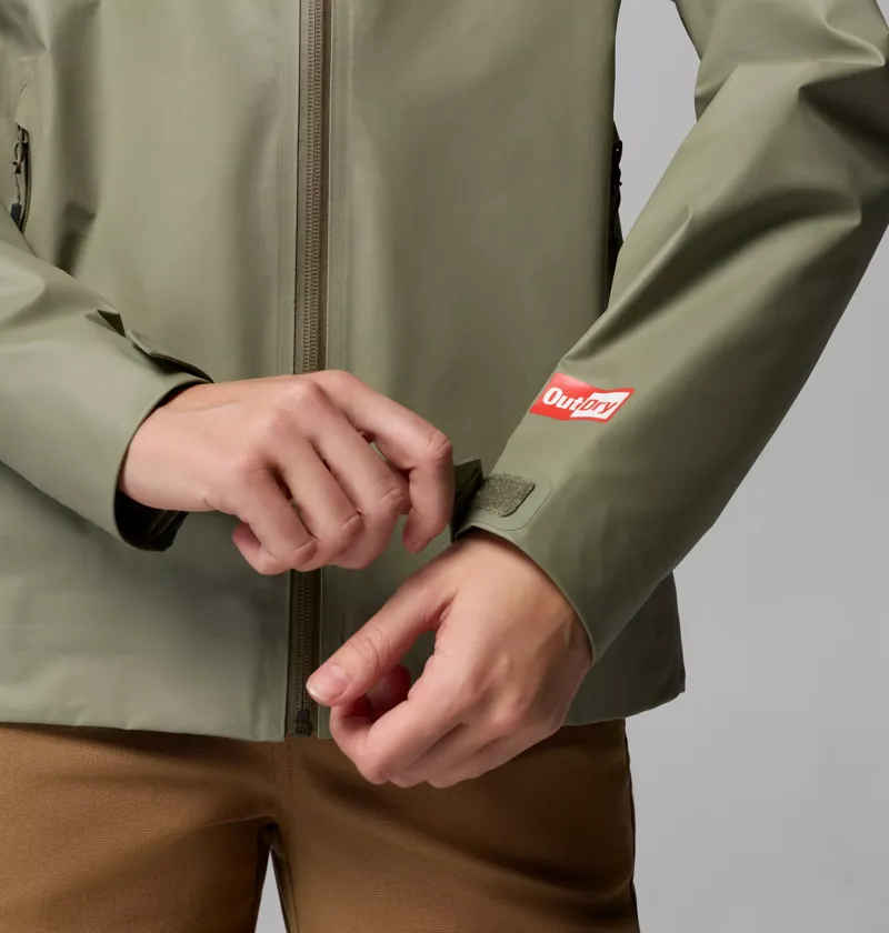Columbia Womens Reign No Shine Jacket in Stone Green-8