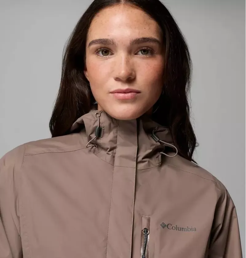 Columbia Womens Pouring Adventure III Jacket in Iron-6