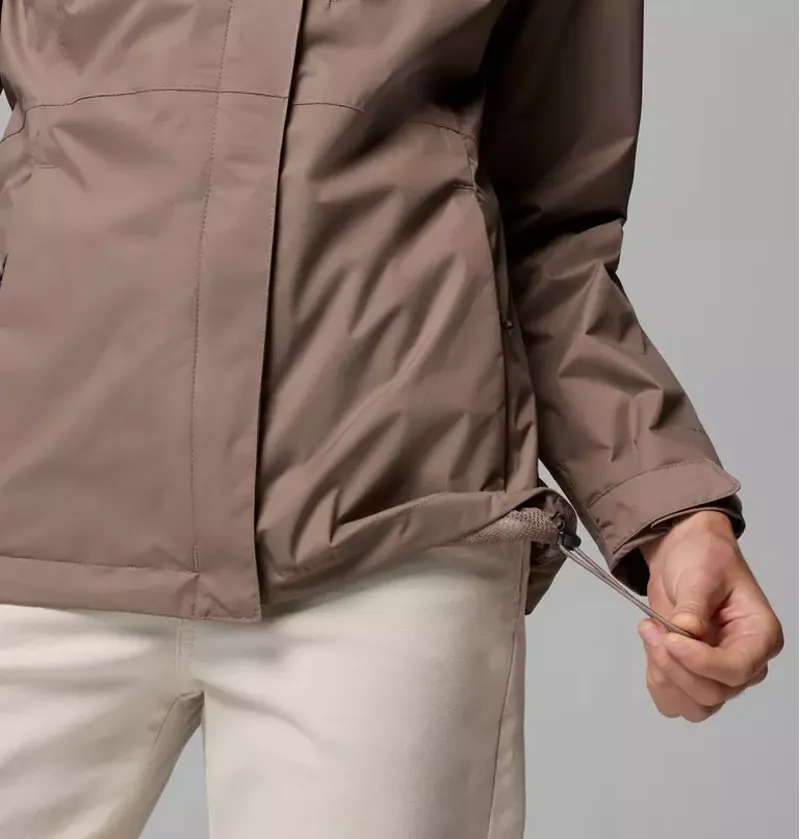 Columbia Womens Pouring Adventure III Jacket in Iron-9