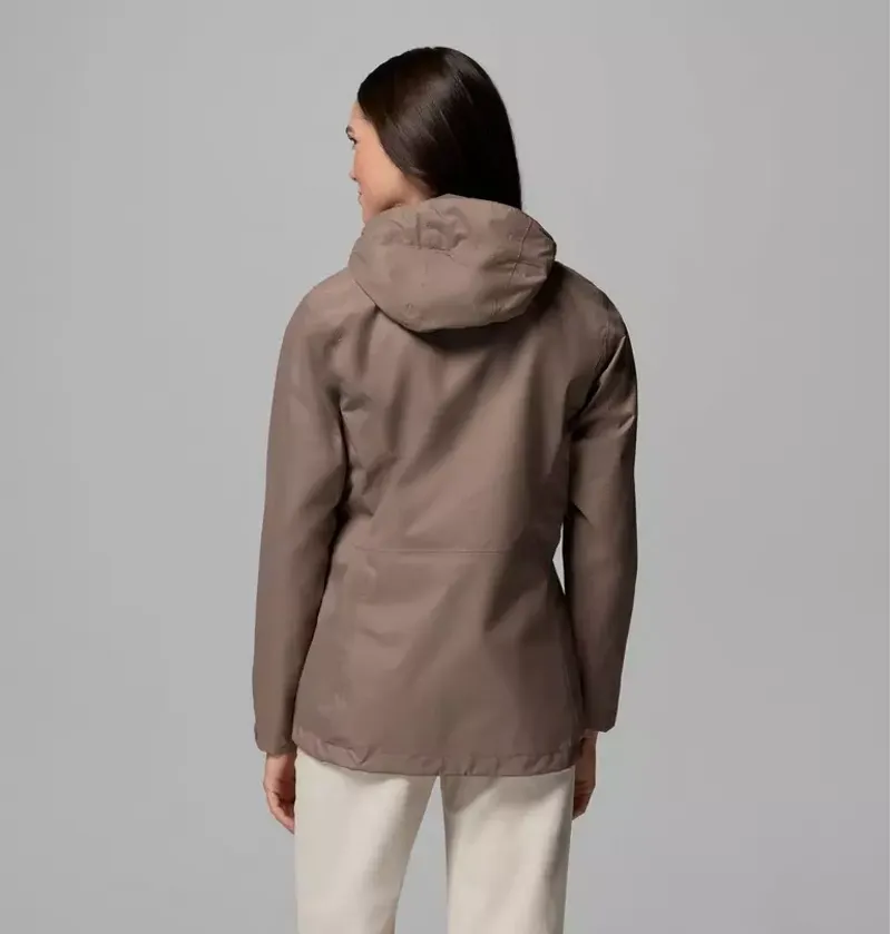 Columbia Womens Pouring Adventure III Jacket in Iron-2