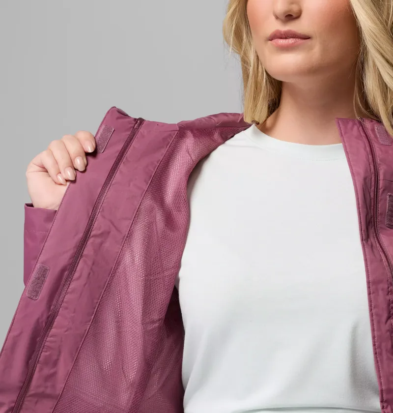 Columbia Womens Pouring Adventure III Jacket in Antique Mauve-7