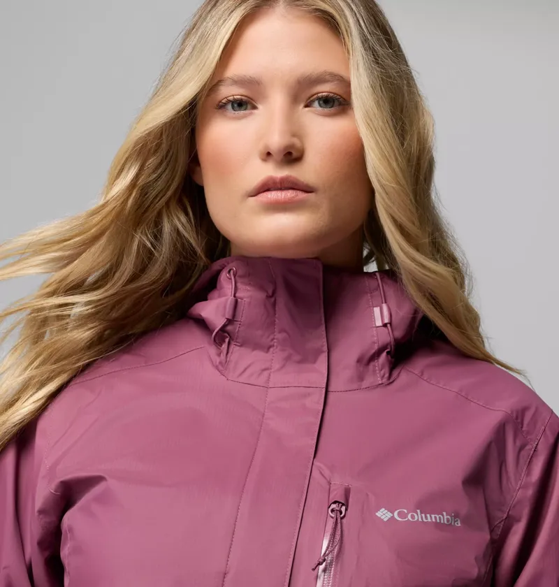 Columbia Womens Pouring Adventure III Jacket in Antique Mauve-5