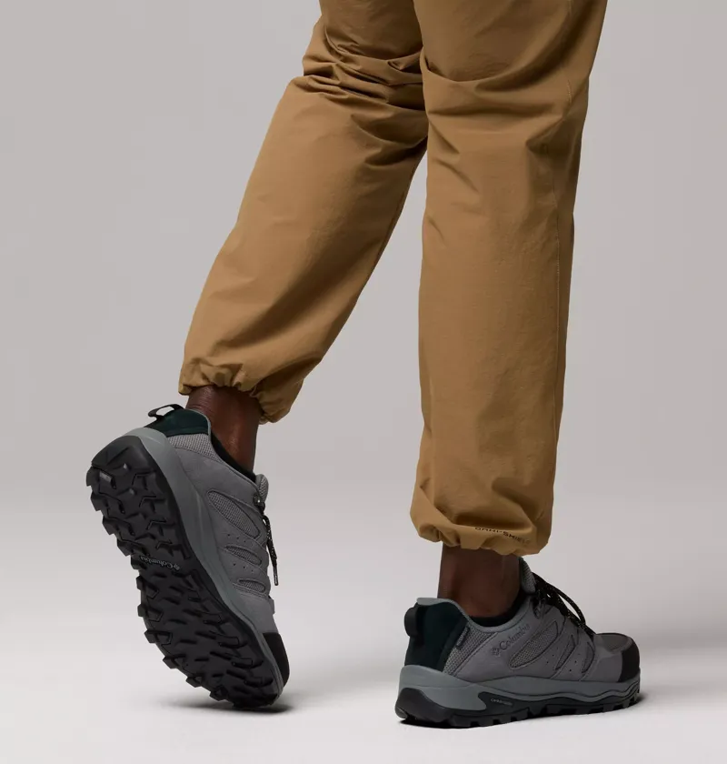Columbia Mens Redmond IV Low Waterproof Shoe in Ti Grey Steel / Firefly-9