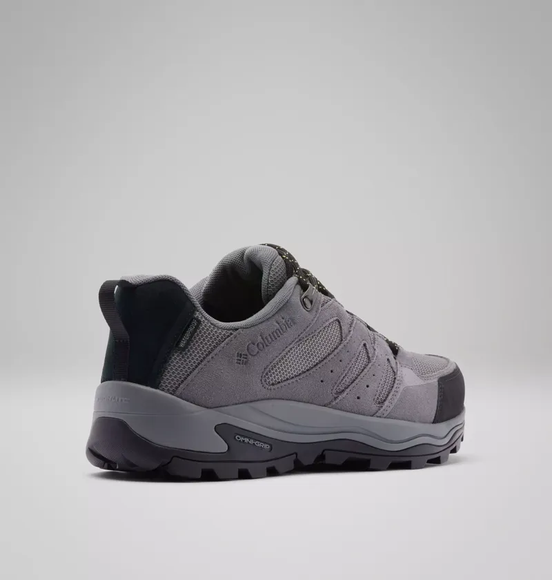 Columbia Mens Redmond IV Low Waterproof Shoe in Ti Grey Steel / Firefly-4