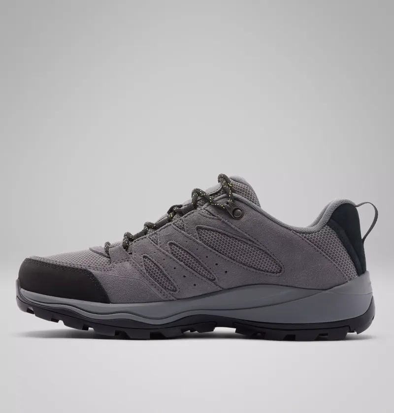 Columbia Mens Redmond IV Low Waterproof Shoe in Ti Grey Steel / Firefly-3