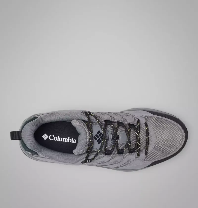 Columbia Mens Redmond IV Low Waterproof Shoe in Ti Grey Steel / Firefly-7