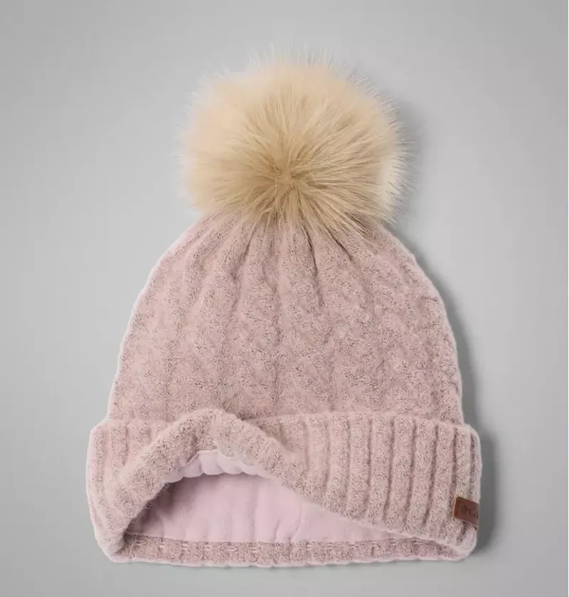 Columbia Winter Blur II Beanie in Mineral Pink-3