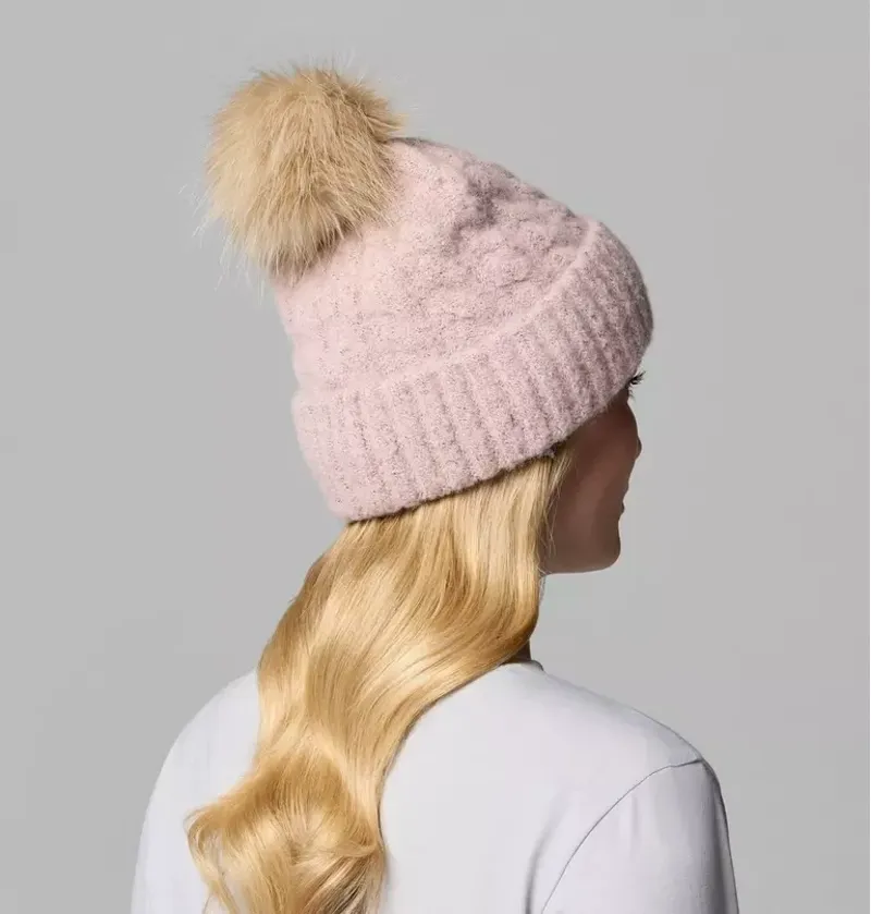 Columbia Winter Blur II Beanie in Mineral Pink-4