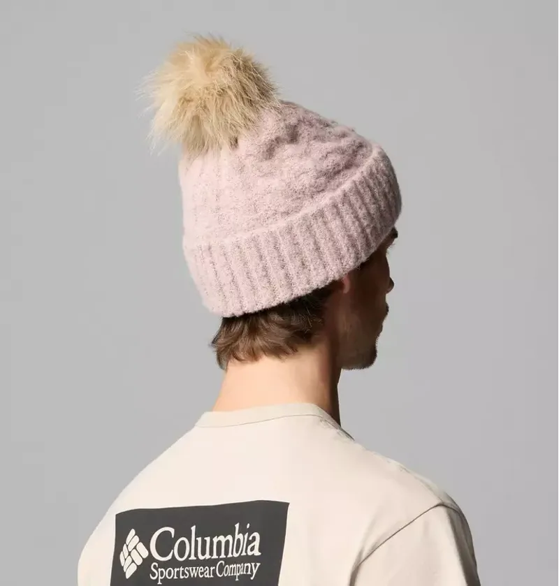 Columbia Winter Blur II Beanie in Mineral Pink-2