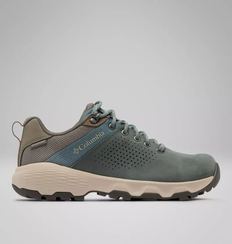Columbia Womens Newton Nimble LTR Shoes in Sedona Sage / Ancient Fossil-1