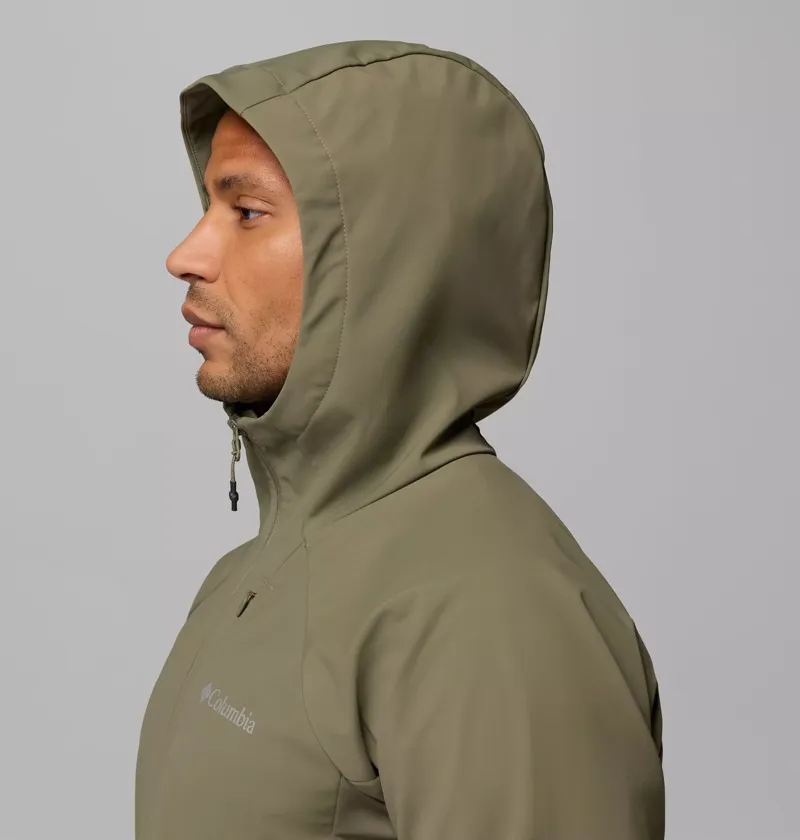 Columbia Mens Trailborne Softshell Jacket in Stone Green-7