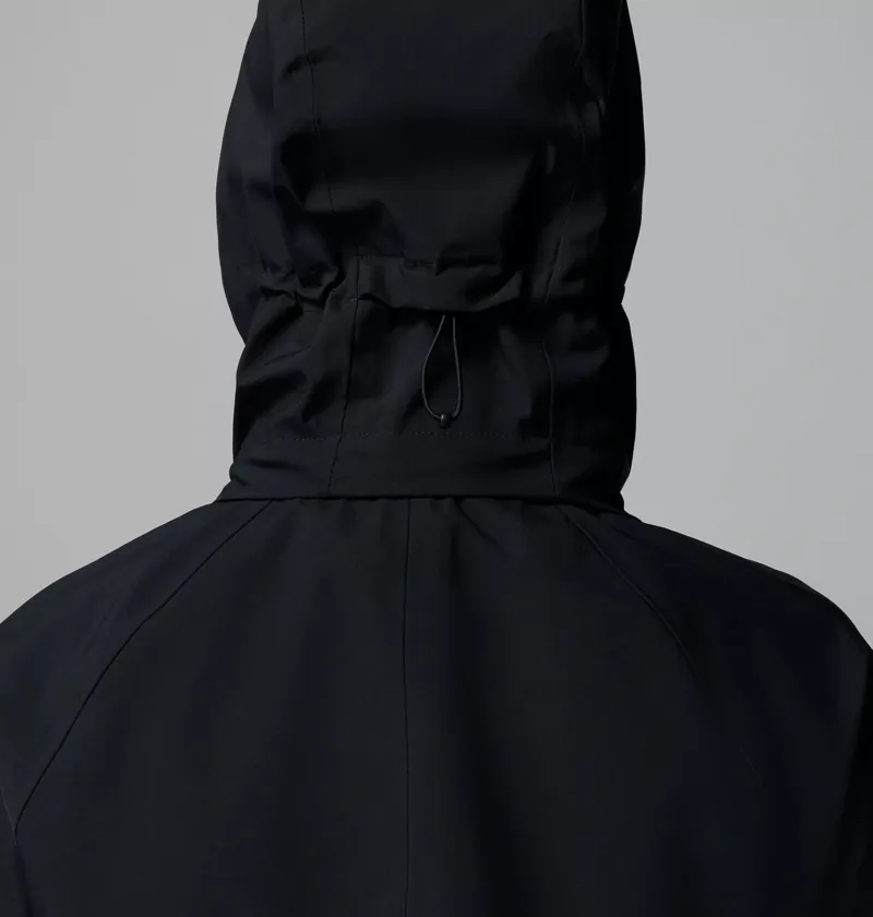 Columbia Womens Amazetrench Rain Jacket in Black-11