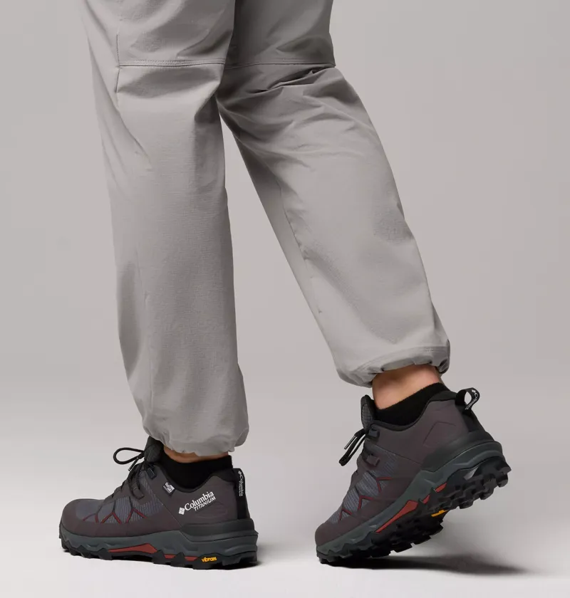 Columbia Mens Peakfreak Titanium Outdry Hiking Shoes in Dark Grey / Red Oxide-9