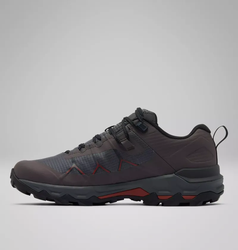 Columbia Mens Peakfreak Titanium Outdry Hiking Shoes in Dark Grey / Red Oxide-3