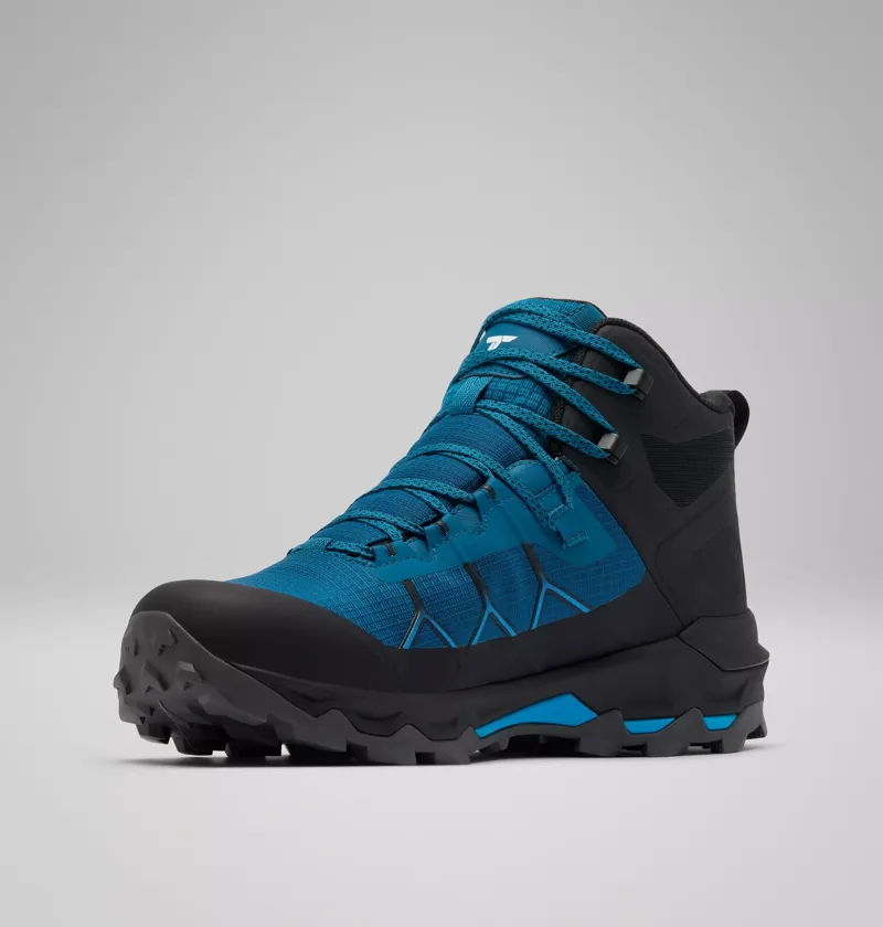 Columbia Men's Peakfreak Titanium Outdry Mid Hiking Shoes in Phoenix Blue / Compass Blue-2