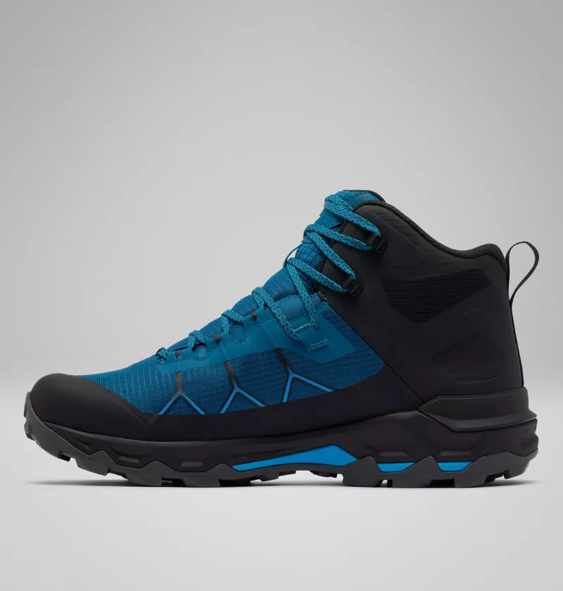 Columbia Men's Peakfreak Titanium Outdry Mid Hiking Shoes in Phoenix Blue / Compass Blue-3