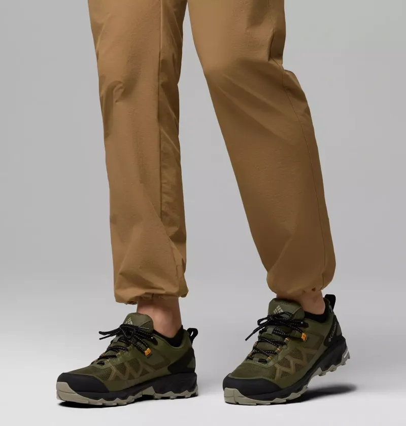 Columbia Men's Peakfreak 3 OutDry Hiking Shoes in Nori / Desert Gold-9