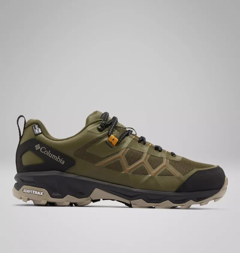 Columbia Men's Peakfreak 3 OutDry Hiking Shoes in Nori / Desert Gold-1