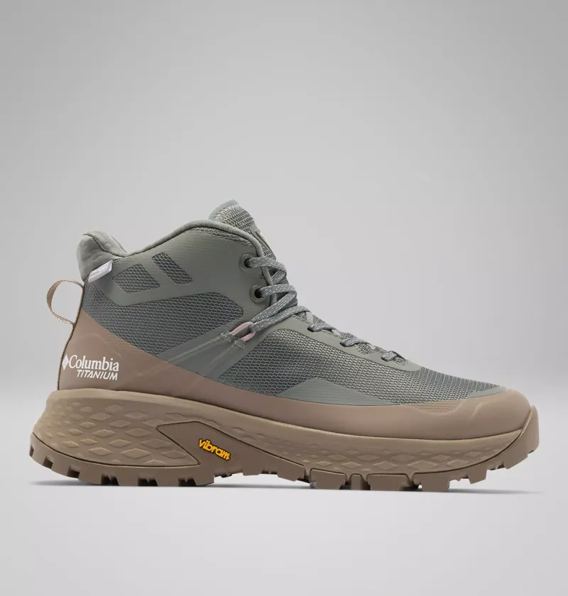 Columbia Women's Tellurix Titanium Outdry Mid Hiking Shoes in Sedona Sage / Sparrow-1
