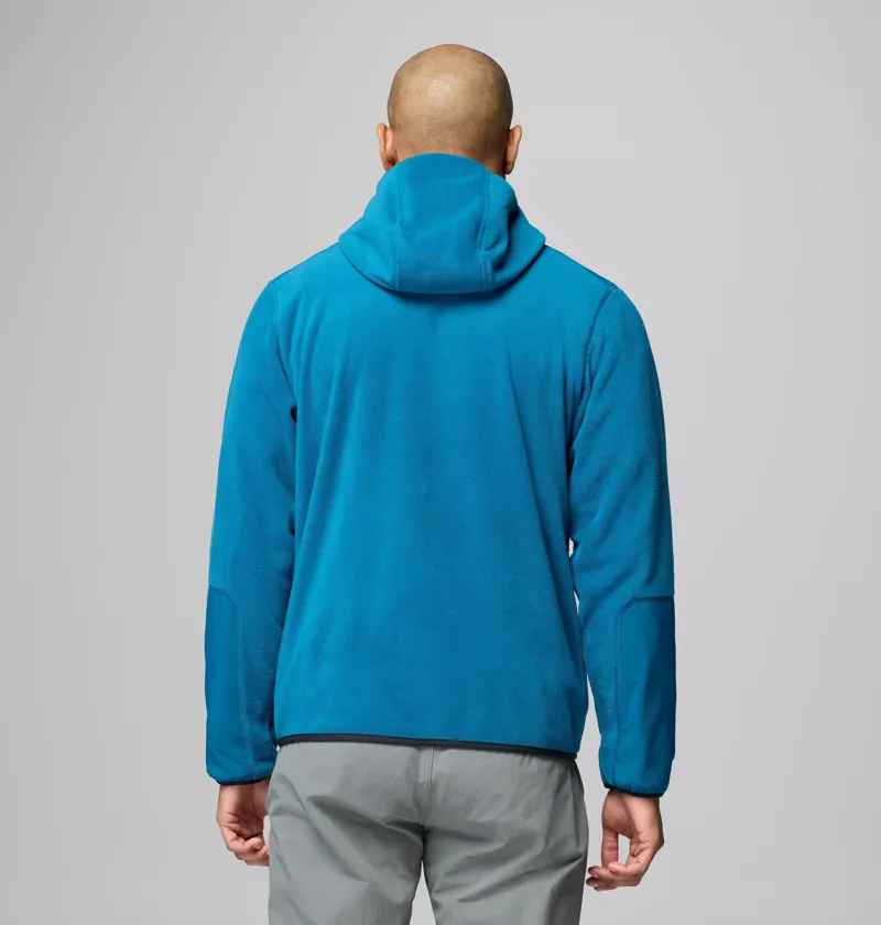 Columbia Mens Pacific Arch 200 Hooded Full Zip Fleece Jacket in Phoenix Blue-3