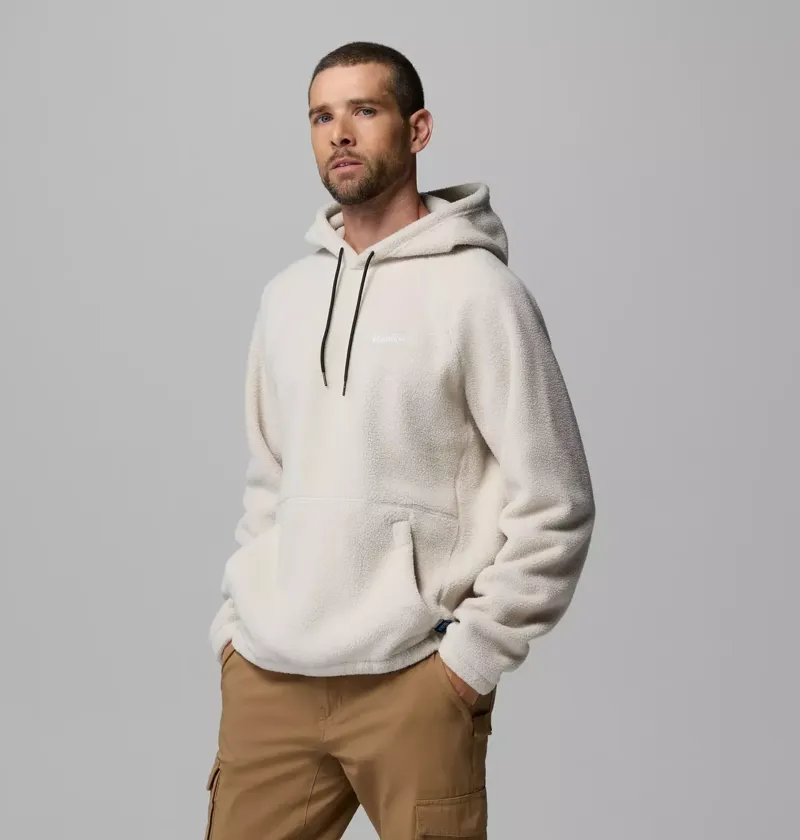 Columbia Men's Timber Crest MTR Fleece Hoodie in Dark Stone-1