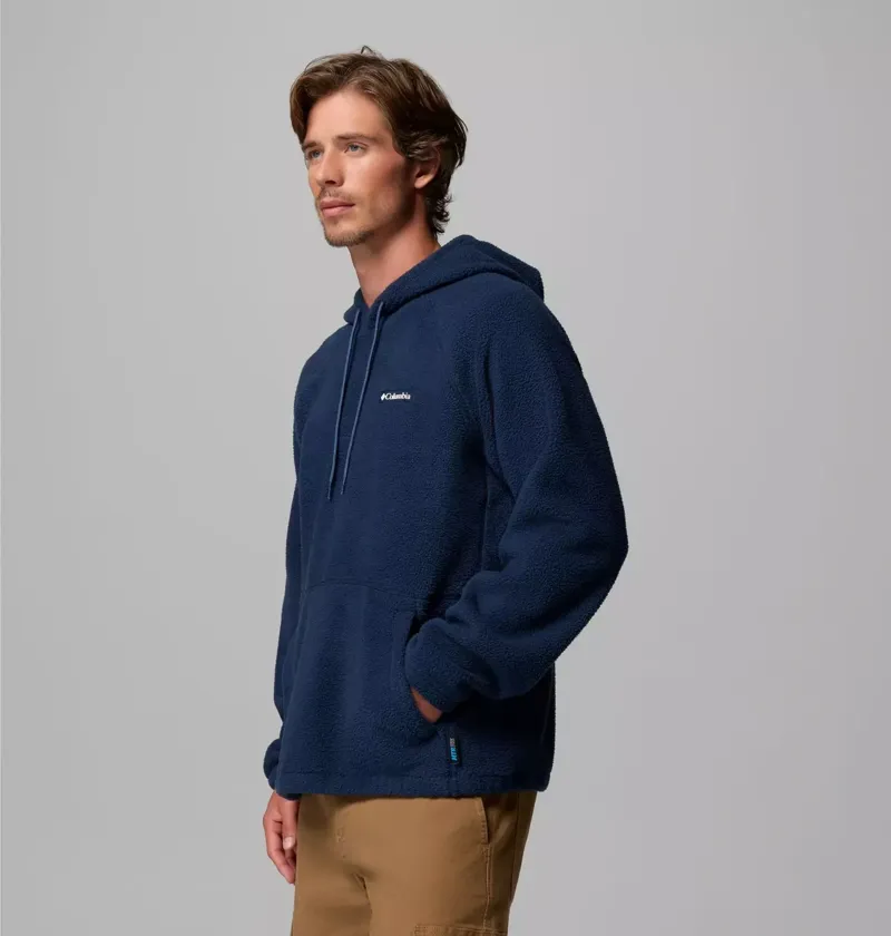 Columbia Men's Timber Crest MTR Fleece Hoodie in Collegiate Navy-3
