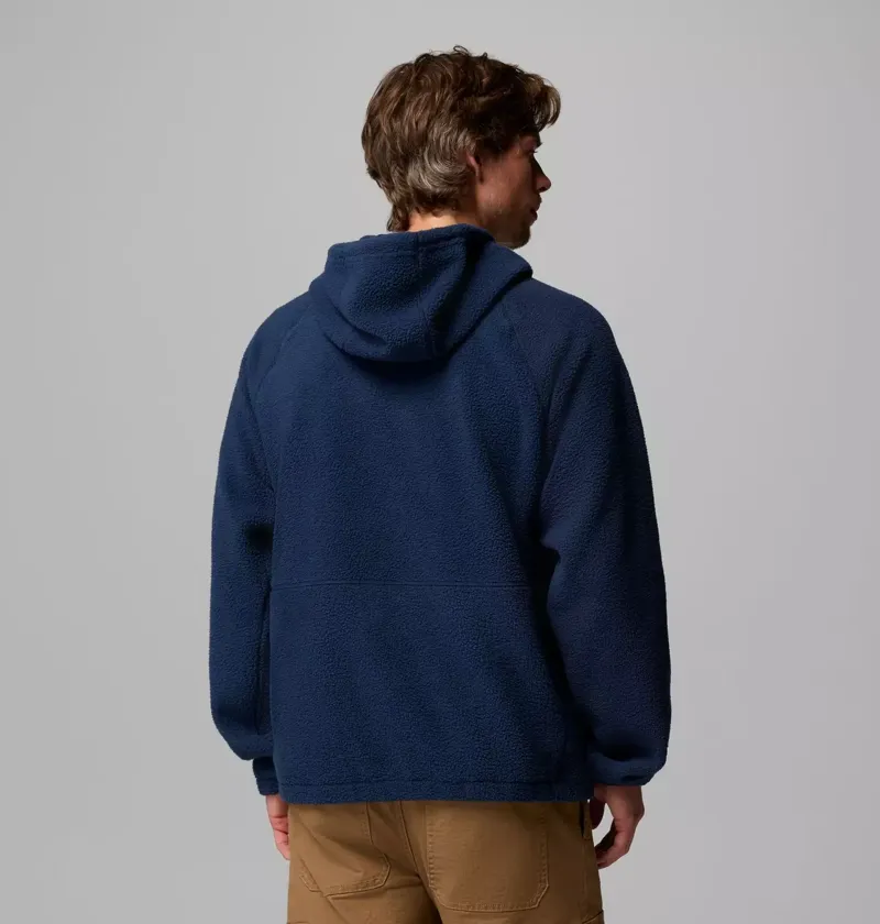 Columbia Men's Timber Crest MTR Fleece Hoodie in Collegiate Navy-2