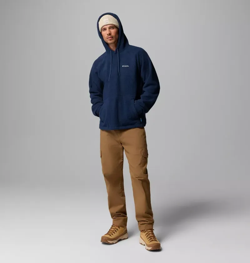 Columbia Men's Timber Crest MTR Fleece Hoodie in Collegiate Navy-1