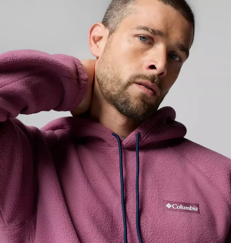 Columbia Men's Timber Crest MTR Fleece Hoodie in Antique Mauve-4