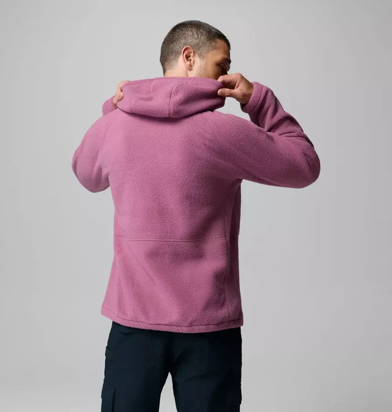 Columbia Men's Timber Crest MTR Fleece Hoodie in Antique Mauve-2