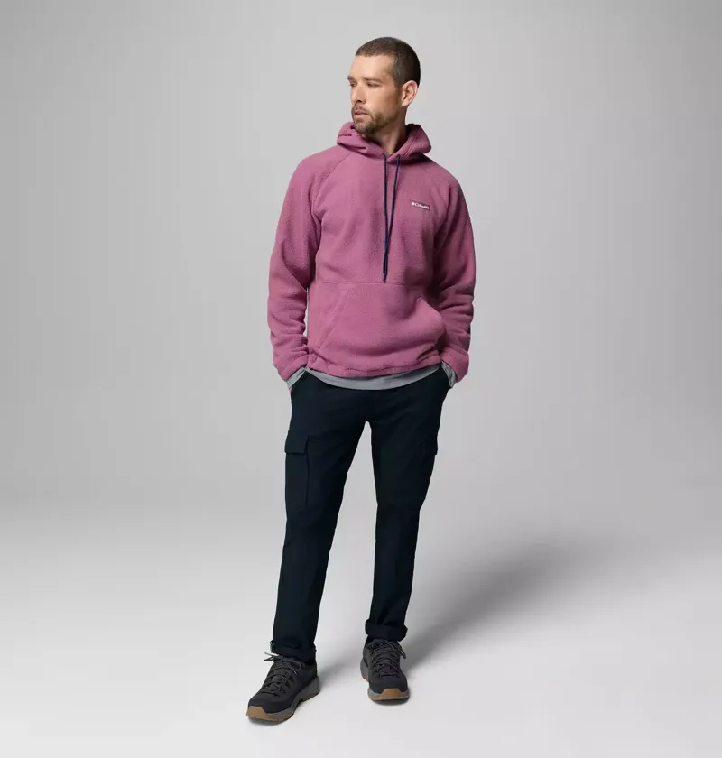 Columbia Men's Timber Crest MTR Fleece Hoodie in Antique Mauve-1