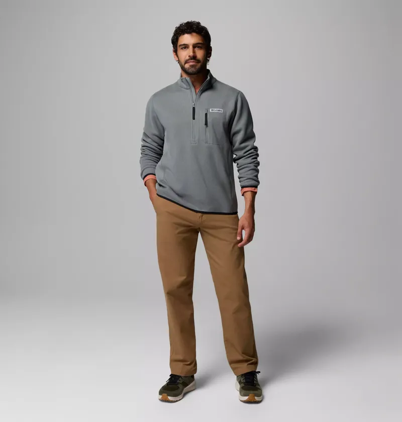 Columbia Men's Sweater Weather Half Zip Fleece in Sedona Sage-2