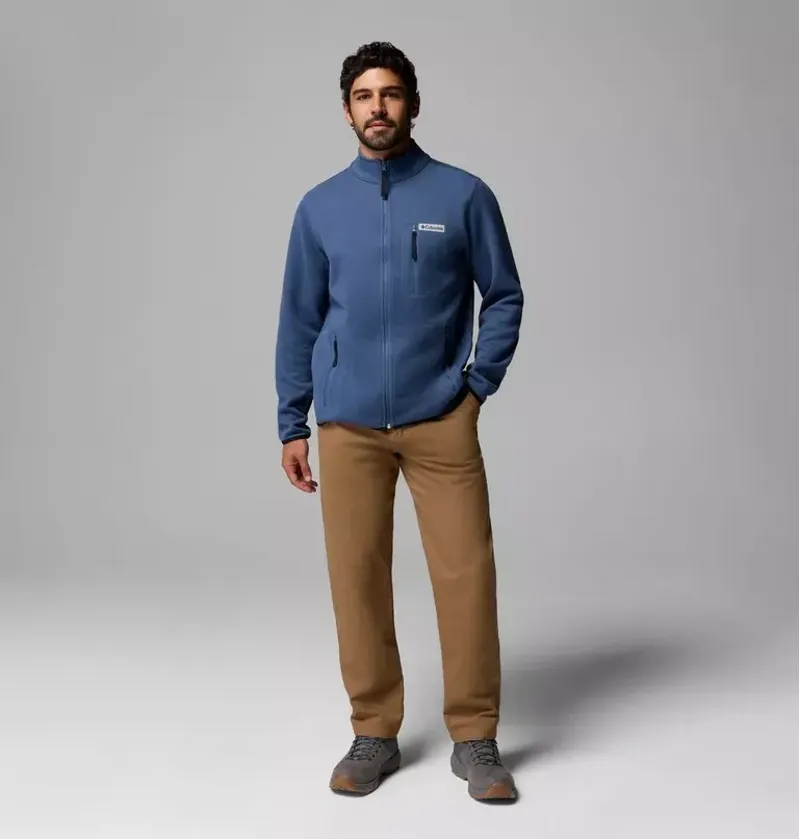 Columbia Men's Sweater Weather Full Zip Jacket in Dark Mountain-1