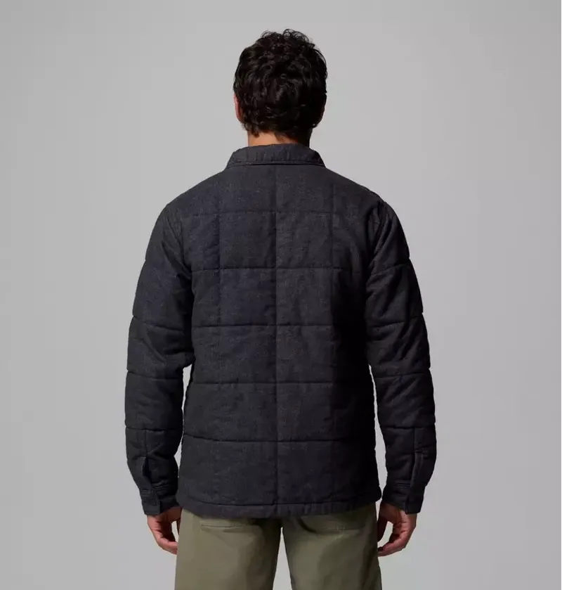 Columbia Mens Landroamer II Quilted Shirt Jacket in Black-2