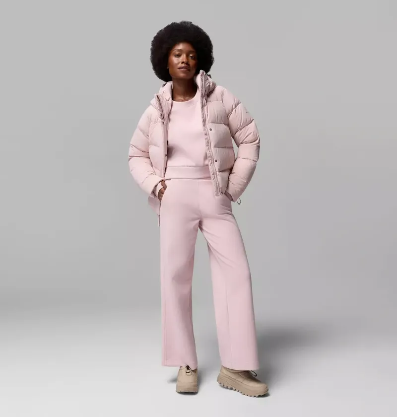 Columbia Women's Amazesweats Heavyweight Pant in Mineral Pink-6