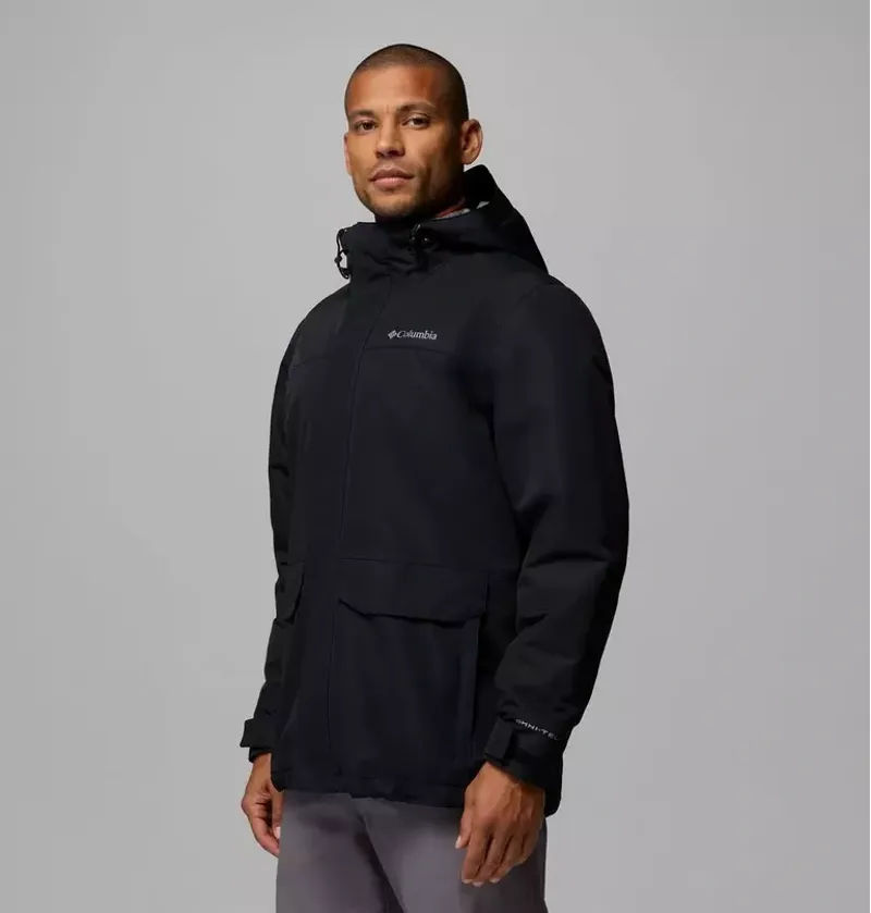 Columbia Mens Landroamer Fleece Lined Jacket in Black-6