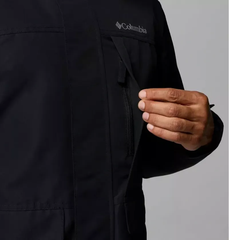 Columbia Mens Landroamer Fleece Lined Jacket in Black-10