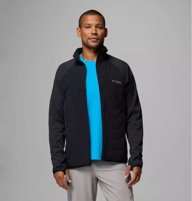 Columbia Mens Arctic Crest II Hybrid Full Zip in Black-4