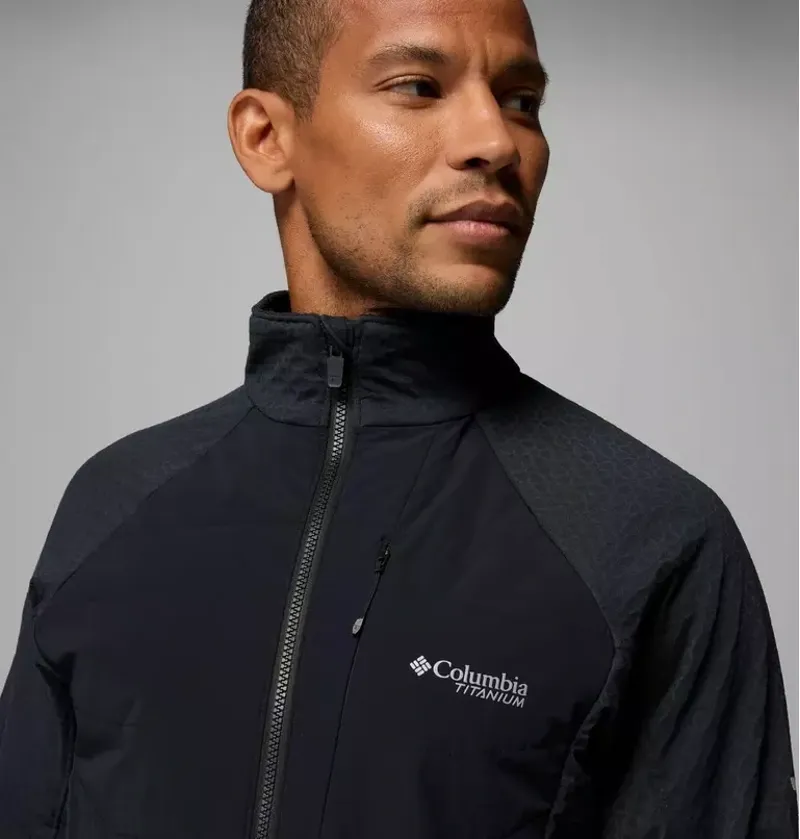 Columbia Mens Arctic Crest II Hybrid Full Zip in Black-6